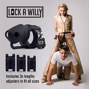 Adjustable Deluxe Silicone Chastity Cage