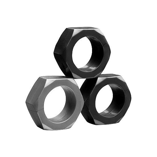 Nuts Set of 3 C Rings (Includes Collectors Dog Tag)