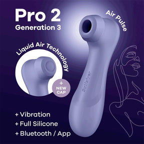 Pro 2 Generation 3 Liquid Air Vibrator + App