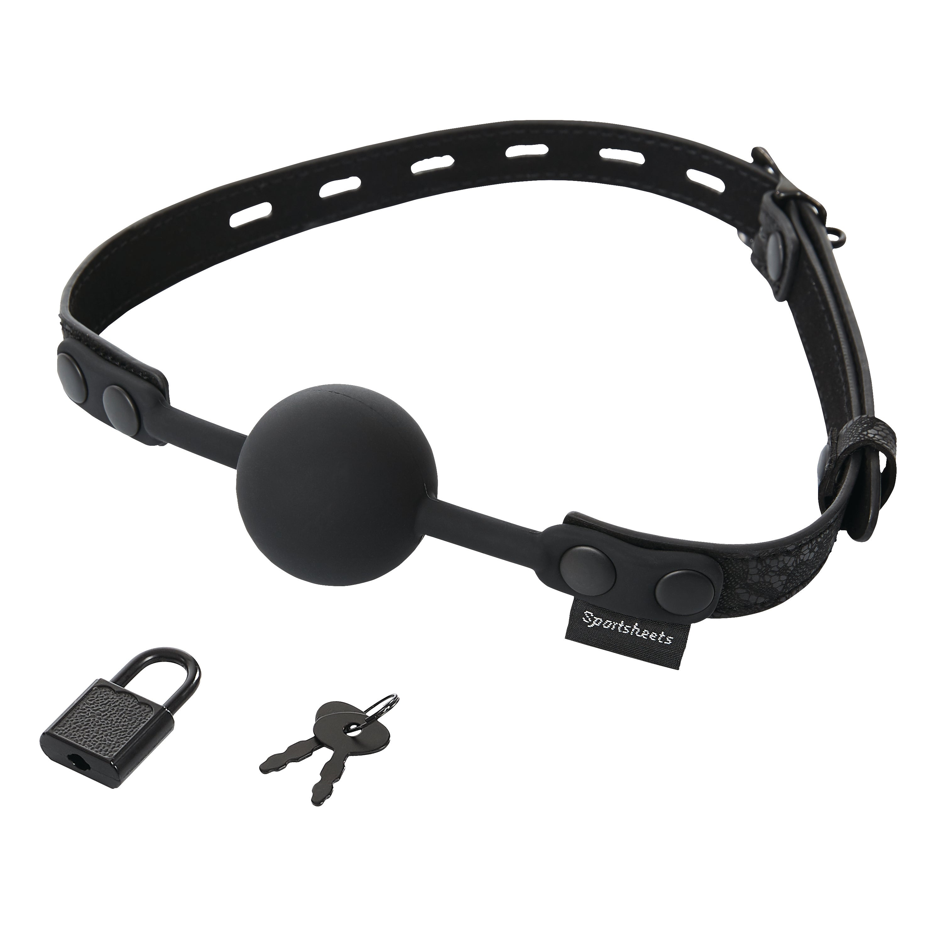 Sincerely Lace Locking Ball gag