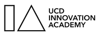 Logo in a sans serif all-black font. Reads UCD Innovation Academy in all-caps.