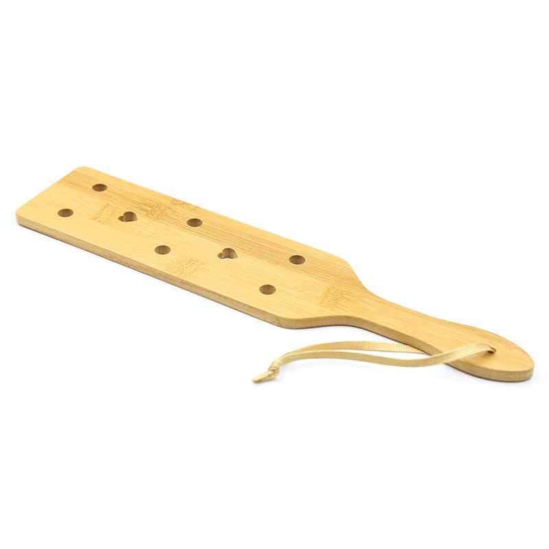 Bamboo Hearts Wooden Paddle