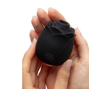 Black Rose Silicone Clitoral Suction Stimulator