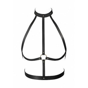 Vegan Leather Cage Body Harness