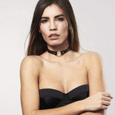 Vegan Leather Submissive O Ring Collar