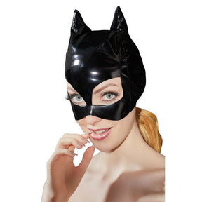 Vinyl Fetish Kitty Cat Mask